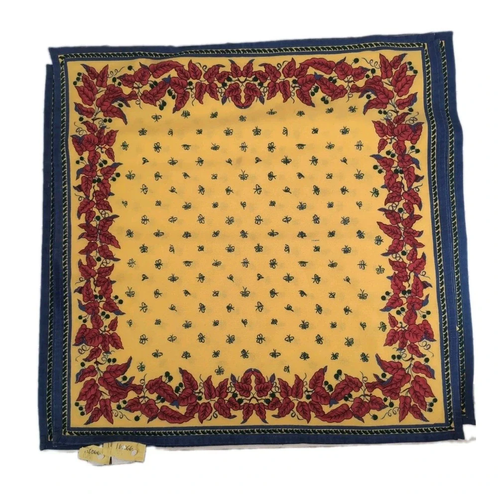 William Sonoma French Provence Bee Napkins Floral Country Set 4 Vintage  19